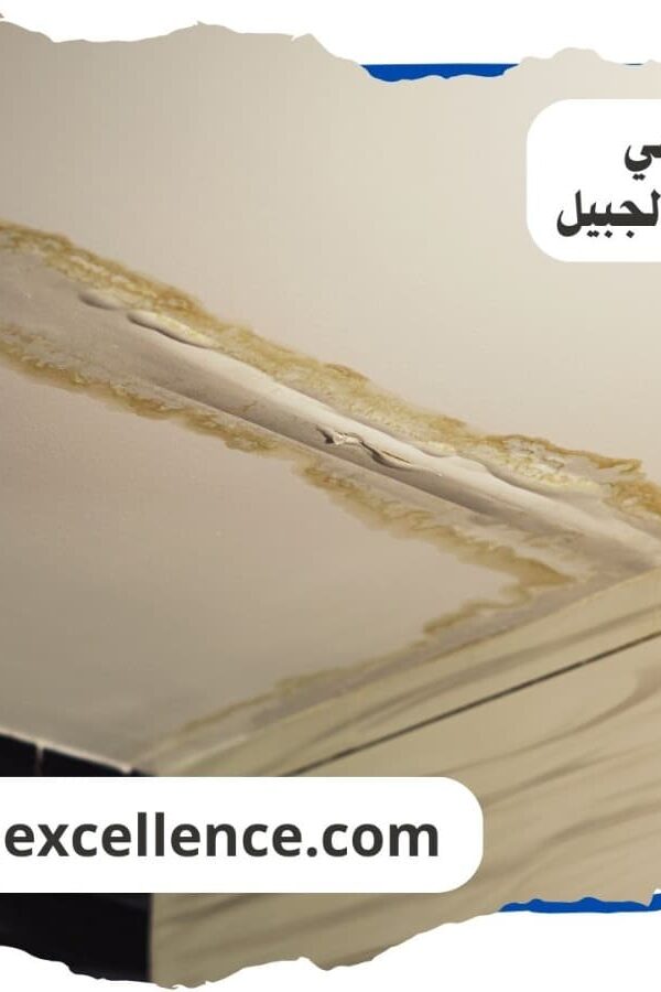 كشف تسريبات المياة الجبيل